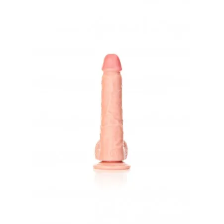 RealRock Female Sex Toys Straight Realistic Dildo with Balls 18 cm