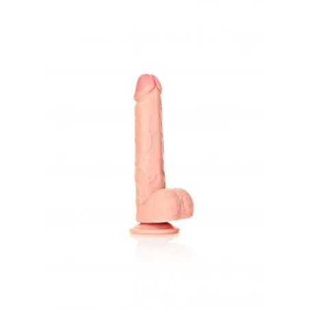 RealRock Female Sex Toys Straight Realistic Dildo with Balls 18 cm