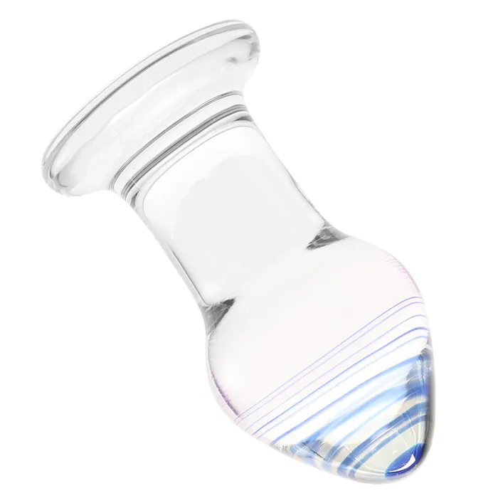 Anal glas Amethyst Rain Glass Butt Plug Anal glas Amethyst Rain Glass Butt Plug