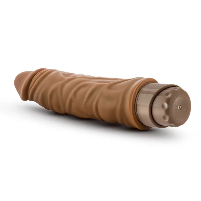 Blush Vibrators Dr Skin By Blush Cock Vibe 10 Realistic Mocha 88Inch Long Vibrating Dildo