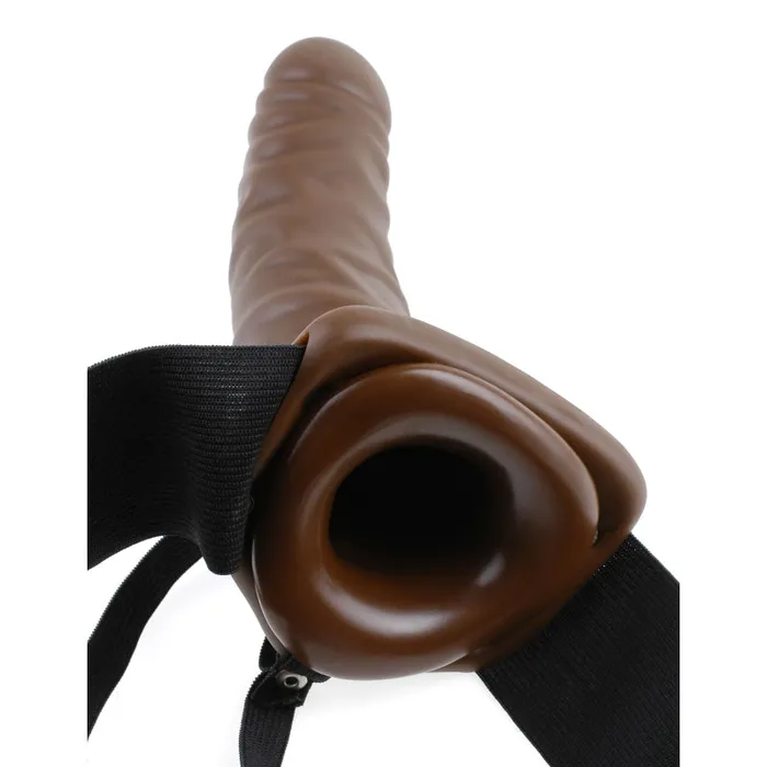 Pipedream Fetish Fantasy Series 8 Hollow Strapon Brown Female Sex Toys Pipedream Fetish Fantasy Series 8 Hollow Strapon Brown Female Sex Toys