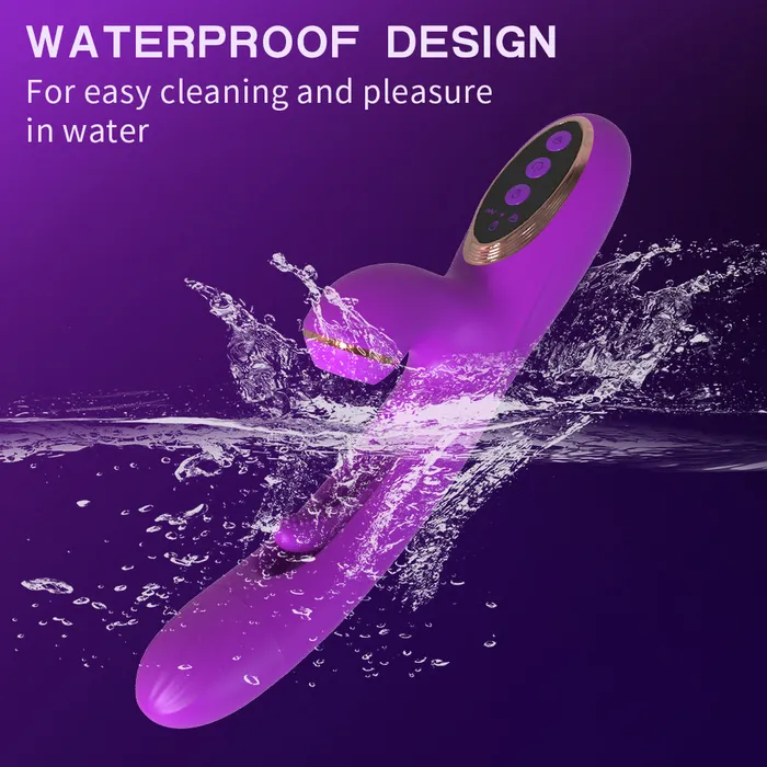 Touch Honey Female Sex Toys Skerry Vibrating and Tapping Vibrator with Clit Sucker for Women Pleasure