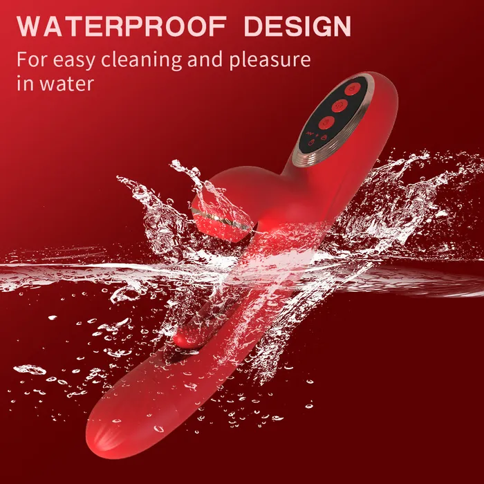 Touch Honey Female Sex Toys Skerry Vibrating and Tapping Vibrator with Clit Sucker for Women Pleasure