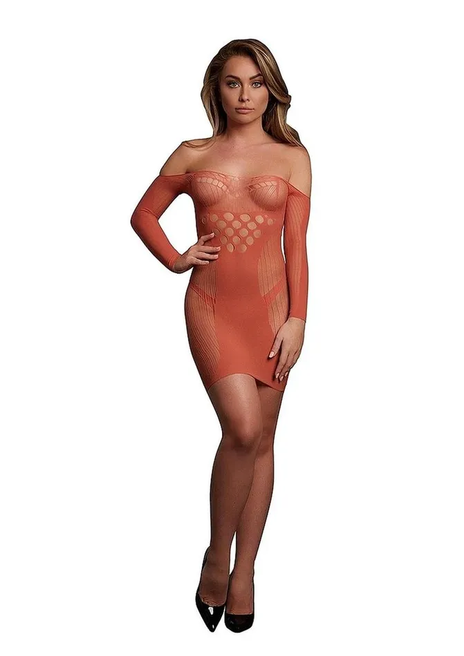 Female Sex Toys Le Desir Le Desir Long Sleeved Net Mini Dress One Size Sunset Glow Female Sex Toys Le Desir Le Desir Long Sleeved Net Mini Dress One Size Sunset Glow