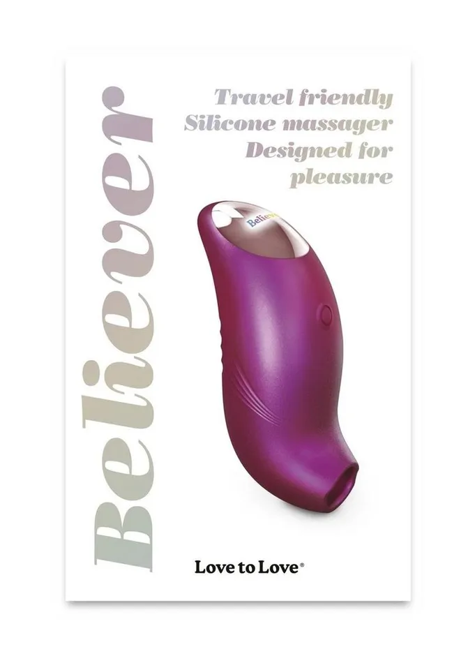 Female Sex Toys Love to Love Love to Love Believer Rechargeable Silicone Clitoral Stimulator Iridescent Female Sex Toys Love to Love Love to Love Believer Rechargeable Silicone Clitoral Stimulator Iridescent
