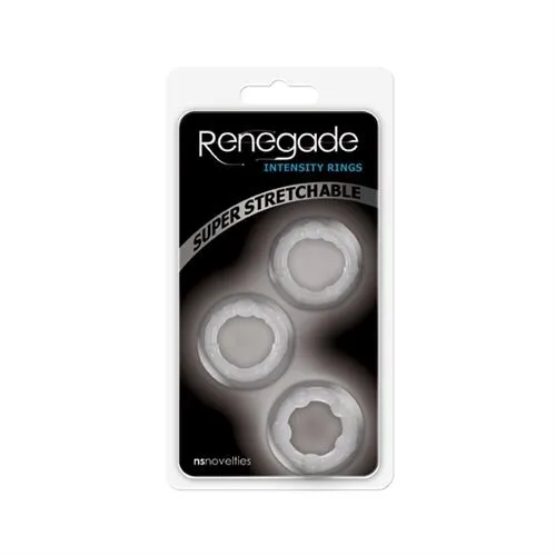 nsnovelties Anal Renegade Intensity Rings Clear
