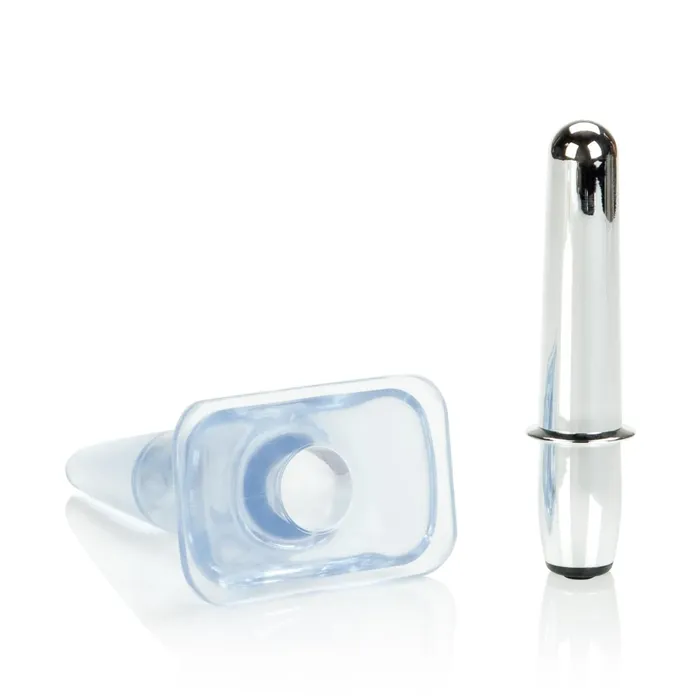 Vibrators High Intensity Vibro Tease Stimulator Ice Blue CalExotics