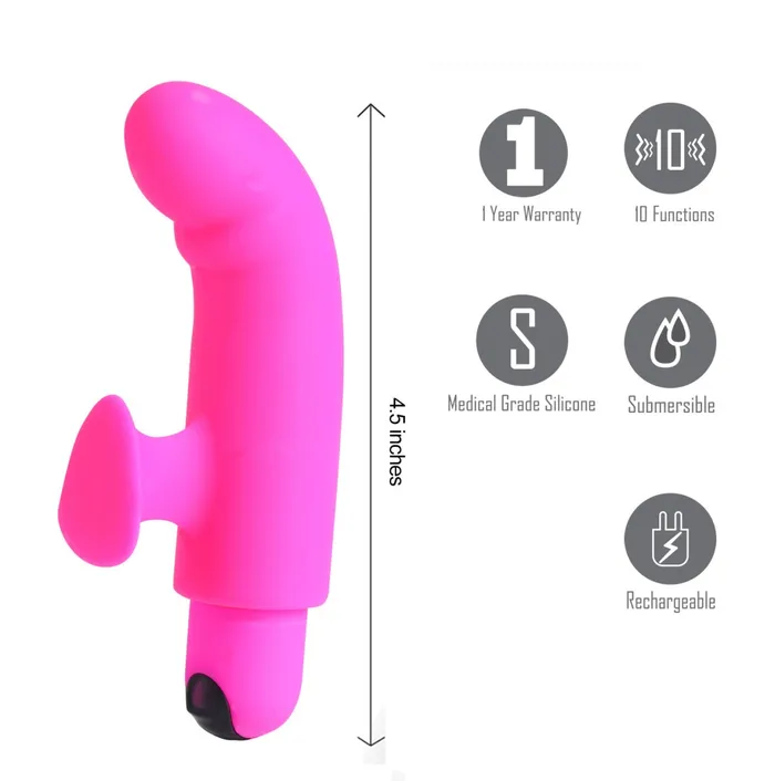 Vibrators Sadie Silicone Finger Vibrator Pink Maia Toys Vibrators Sadie Silicone Finger Vibrator Pink Maia Toys