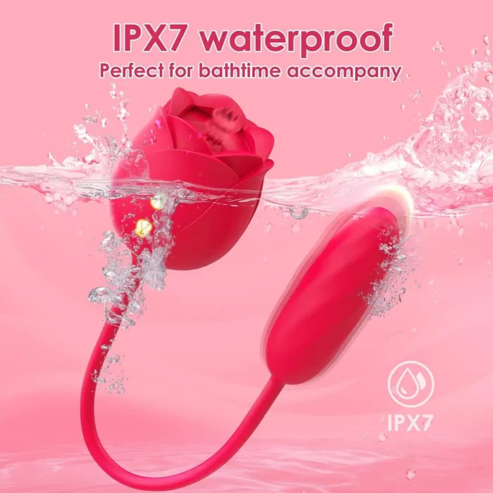 Female Sex Toys Sohimi Rose Sex Stimulator for Women with 9 Tapping Vibrating Pulsating Modes